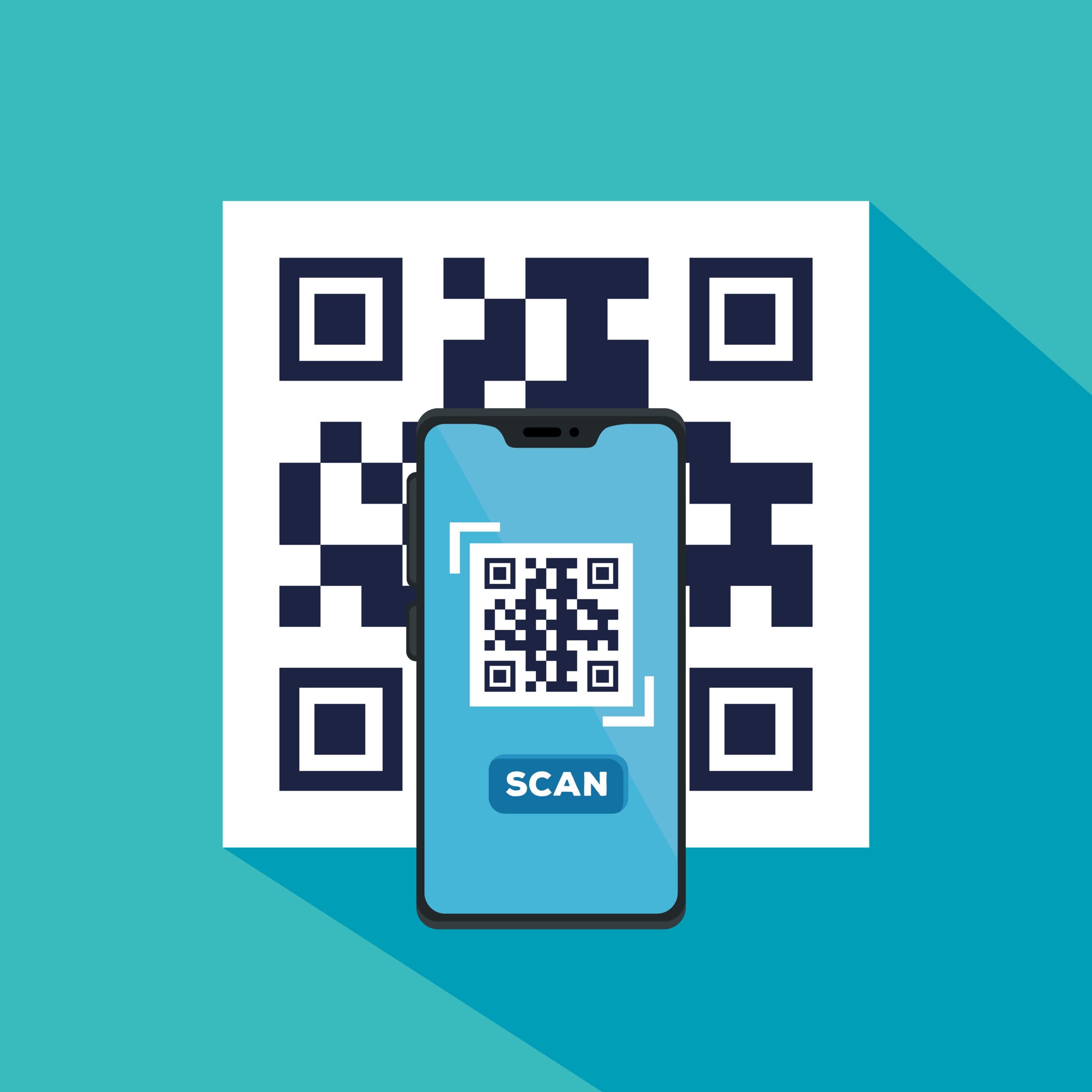 Mobile Phone Scanning QR Code