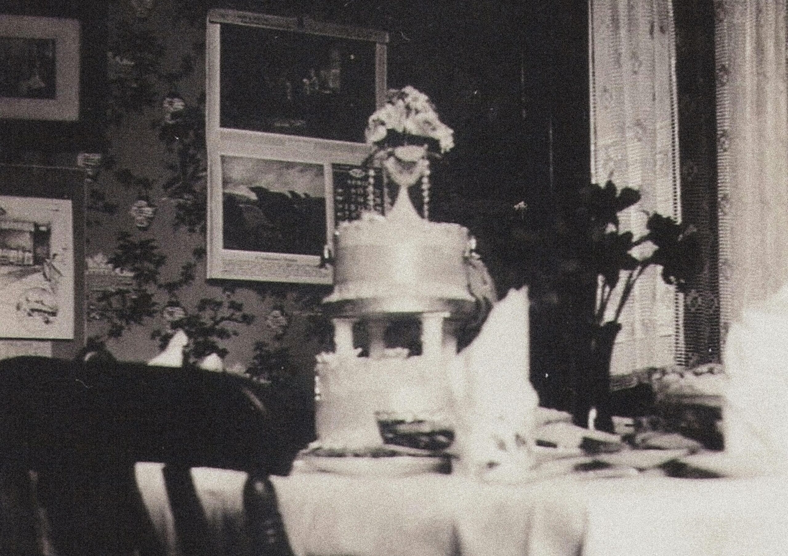 Vintage Wedding Cake photo