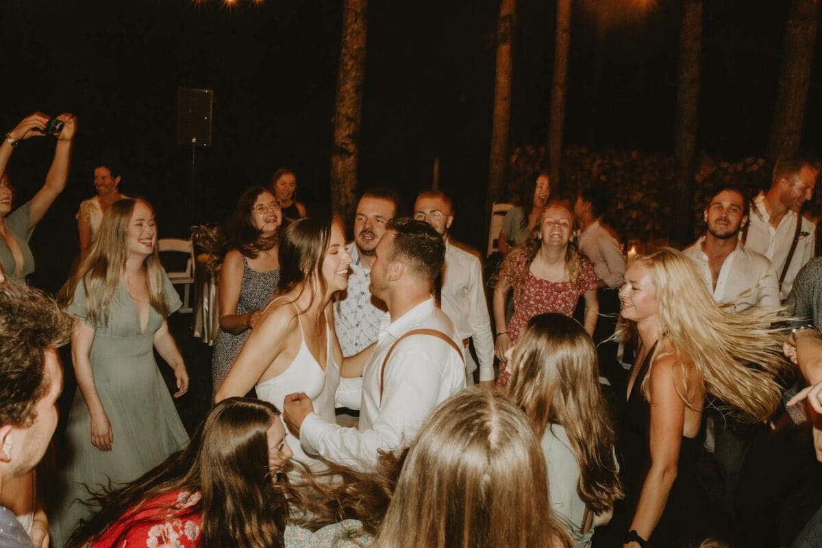 People Dancing at a Wedding